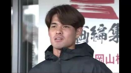 サッカー日本代表で津山市出身・佐野海舟選手が渡欧前に会見　Ｗ杯は「実力不足」と振り返る【岡山】