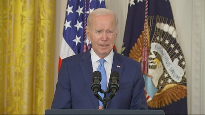 バイデン大統領、ウクライナへのF-16供与容認　欧米メディア報じる