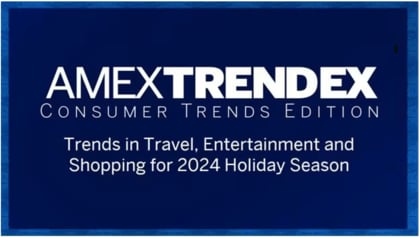 Amex Trendex: 世界13の国や地域を対象にしたホリデーシーズンの消費傾向に関する意識調査