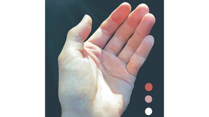 「ええっ！？絵絵っ！？」シワや血管の細部まで描かれた“手”がすごい…どのように仕上げたのか制作過程を見せてもらった