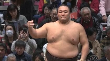 朝乃山、千秋楽で正代に敗れる 約1年半ぶりの幕内を9勝6敗で終える 「充実感あった」【大相撲初場所 千秋楽結果】