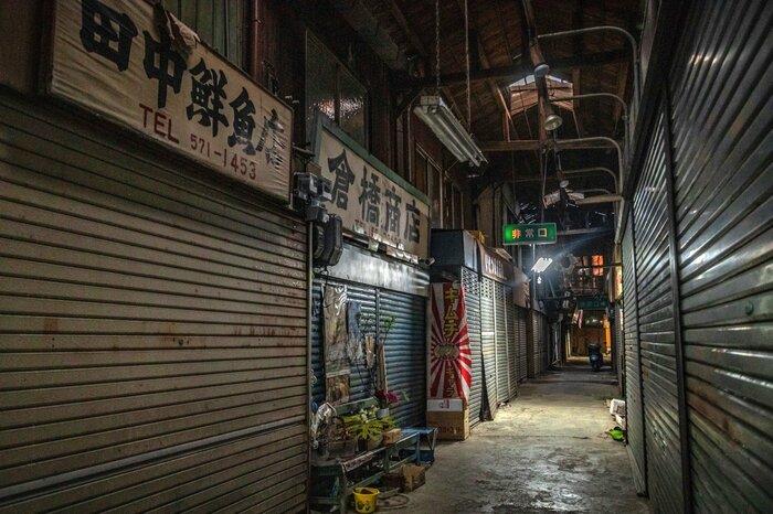 到津市場(2022年3月撮影)