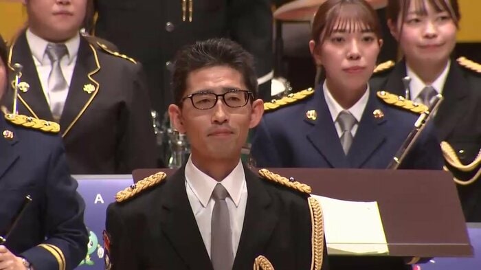 音楽隊20年のキャリアを持つ佐藤貴紀楽長(39)
