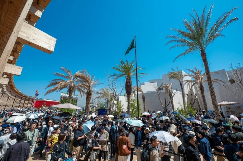 サウジアラビア王国館、2025年大阪万博開幕から35日で50万人の来場者を迎える