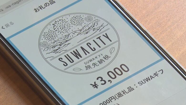 新たな「ふるさと納税」　諏訪市で『旅先納税』寄付額の3割分の電子商品券が受け取れる　観光振興につながると期待｜FNNプライムオンライン