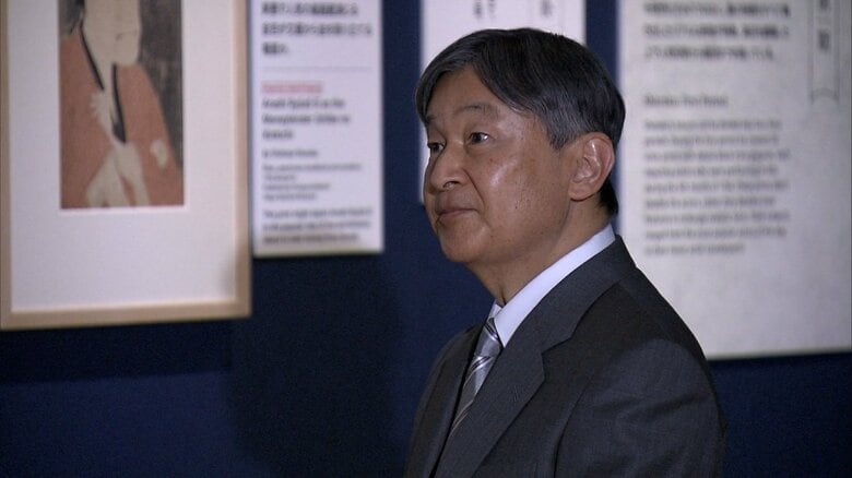 陛下「蔦屋重三郎」特別展へ　「よく工夫していますね」「写楽」の浮世絵など鑑賞｜FNNプライムオンライン