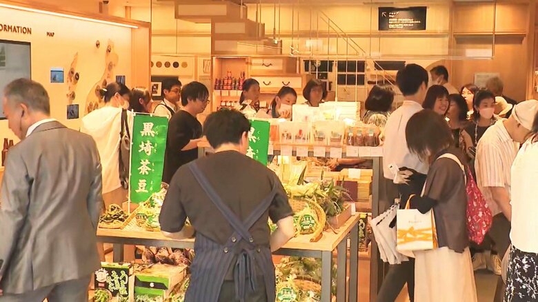 銀座から新潟の魅力発信！アンテナショップ“THE NIIGATA”グランドオープン！魚沼産コシヒカリのおにぎりや300種類以上の地酒｜FNNプライムオンライン