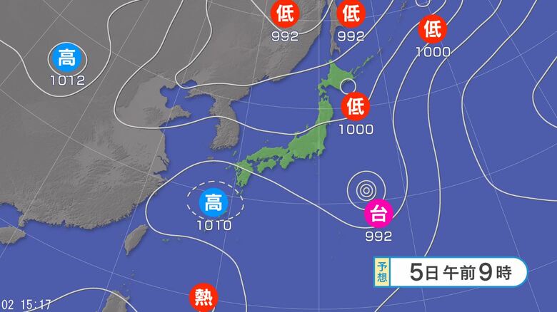 関東甲信地方に「高温」に関する気象情報　7月5日から7日にかけて最高気温「35℃以上」となる所がある見込み　熱中症に注意を　気象庁が発表｜FNNプライムオンライン