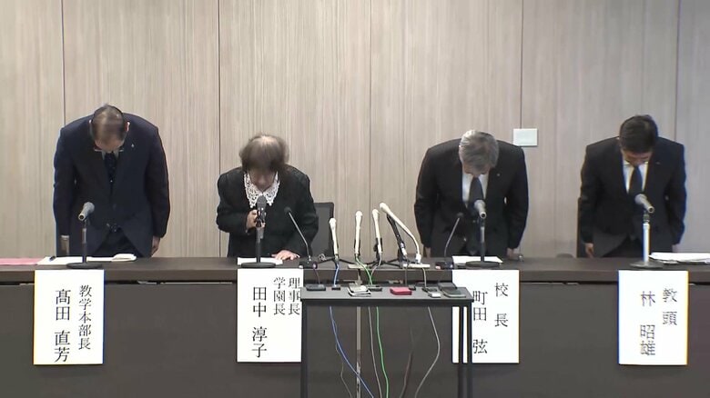 【速報】埼玉栄高校「鍵は日頃から車内に」学校が会見…生徒運転の車が横転し助手席の生徒死亡｜FNNプライムオンライン