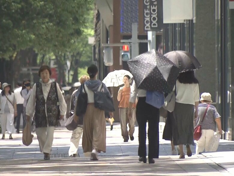 予想最高気温は名古屋などで“37度”…18日の東海3県は猛烈な暑さとなる見込み 愛知・三重に熱中症警戒アラート｜FNNプライムオンライン