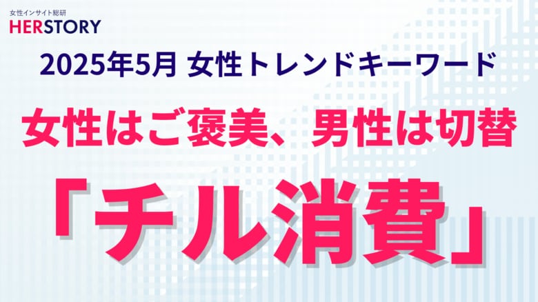 男性は「リセット」、女性は「ご褒美」──変化する“チル消費”の実態