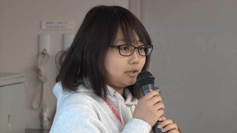 武山ひかるさん 震災当時 東松島市立大曲小学校4年生 「TSUNAGU Teeneighter tourguide of東松島」(TTT)で語り部活動に取り組む