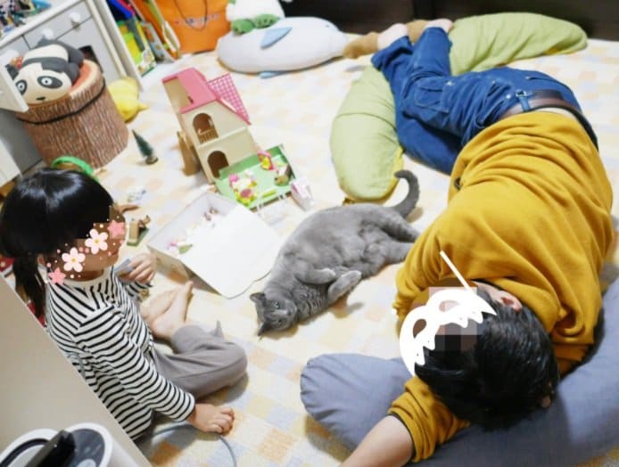 「パパっ子」だという娘さんとお父さん