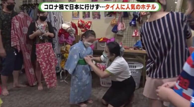 人気の秘密は浴衣の着付けサービス