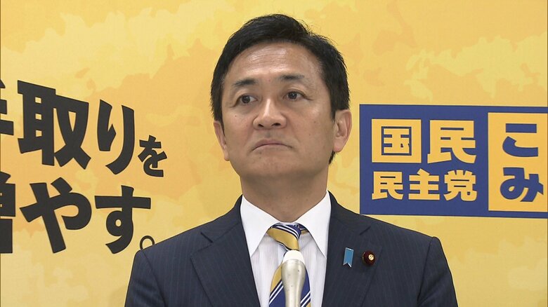 政党支持率の下落について、参院選の擁立候補者の発表が影響したとの見方を示した玉木代表