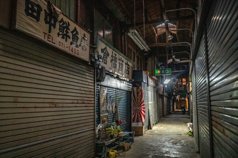 到津市場（2022年3月撮影）