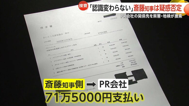 PR会社には71万5000円が支払われていた