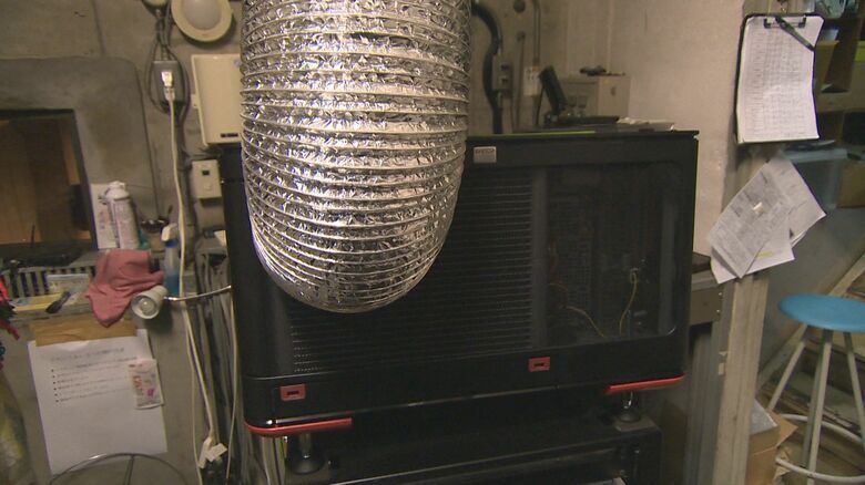 新たに導入した映写機