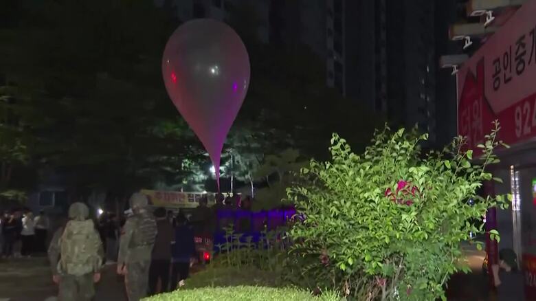 北朝鮮の「ゴミ風船」