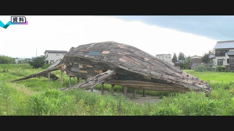 廃材アート「クジラ」