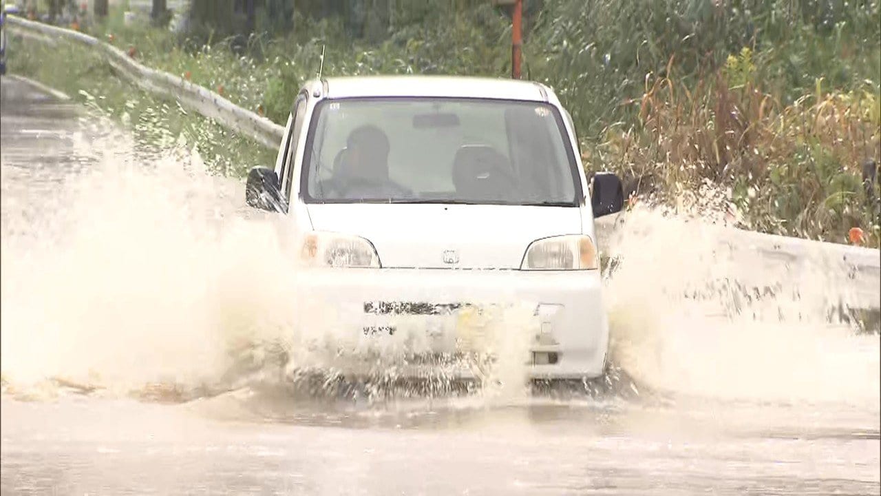豪雨被害の千葉で再び冠水　福島・いわき市のアンダーパスでは車浸水し50代女性が意識不明