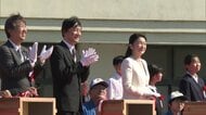 秋篠宮ご夫妻、本州初のトキ放鳥 「半世紀ぶりにこの地に放たれることに深い感慨」　56年ぶりに能登の空を舞う