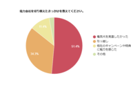 【約51％が電気代の見直しを重視】電力会社の切り替えに関する調査