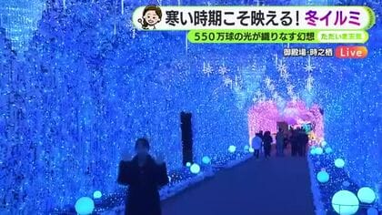 イルミネーション輝く季節　11月最後の週末は天気の崩れなし　朝晩は上着必須【静岡・ただいま天気 11/28】
