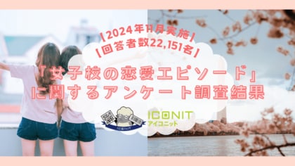 【2024年11月実施】【回答者数22,151名】「女子校の恋愛エピソード」に関するアンケート調査結果