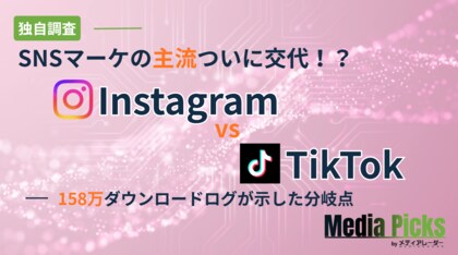 【独自調査】「TikTokの資料DLシェアがInstagramを逆転」158万件の資料DLログから分かるSNSマーケティングトレンド（メディアレーダー調べ）