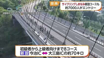 １０月２５日に今治などで「サイクリングしまなみ」開催　外国人エントリーが過去最多に【愛媛】