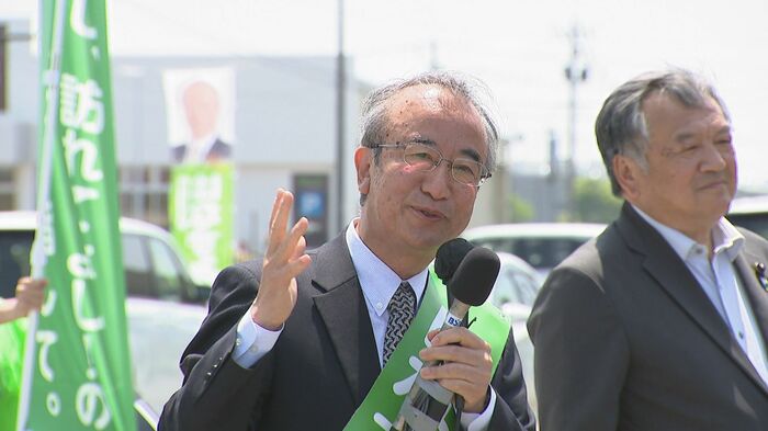 無所属・現職　花角英世 候補