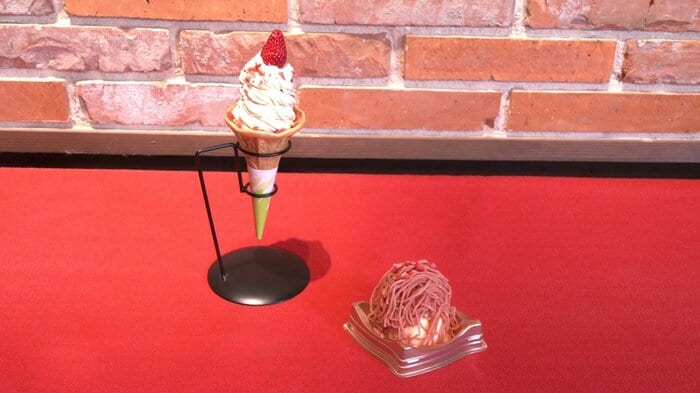 春限定モンブランとソフトクリームの販売はゴールデンウィークごろまで