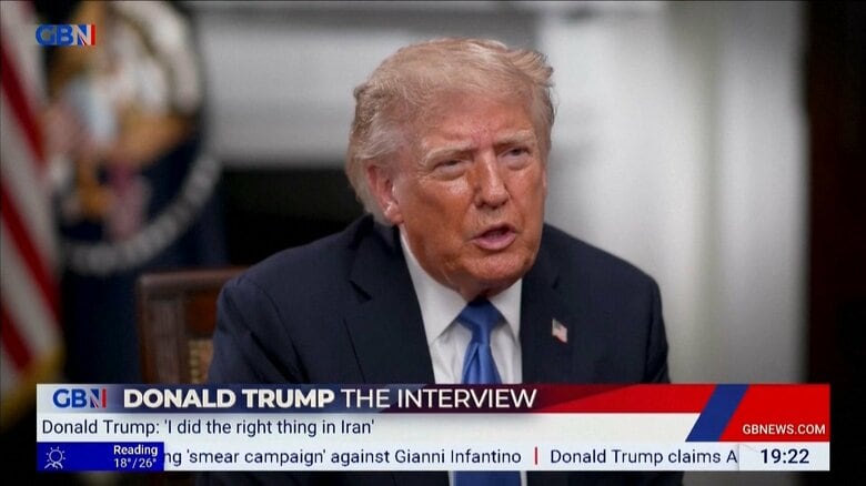 「核兵器の保有を阻止」トランプ大統領　イラン攻撃を正当化｜FNNプライムオンライン