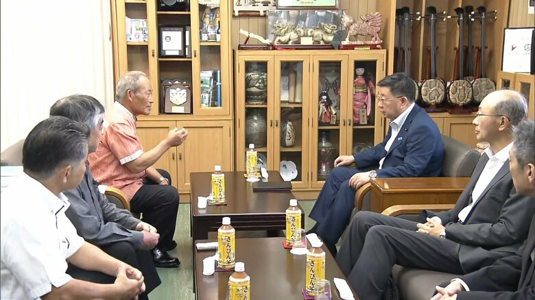 【速報】台湾まで110km 松野長官が“最西端”与那国島を訪問　有事の避難めぐり町長と意見交換｜FNNプライムオンライン
