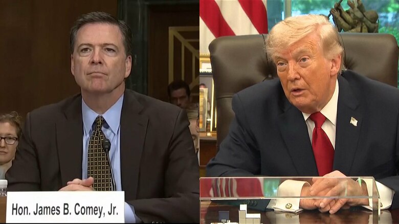 トランプ大統領脅迫で起訴されたFBI・コミー元長官が初出廷　「86 47」のSNS投稿めぐり　起訴が妥当か賛否｜FNNプライムオンライン