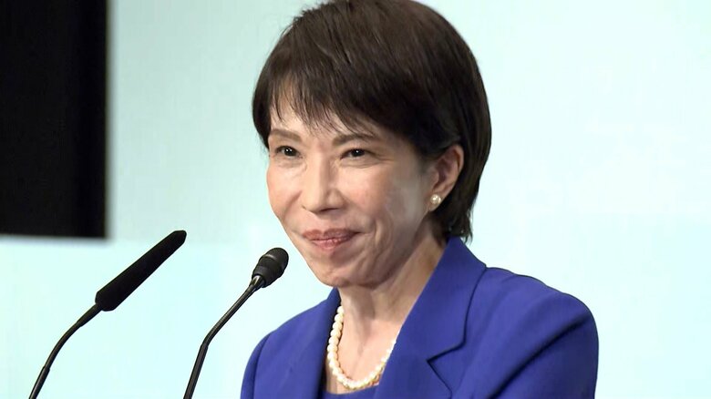 【速報】高市早苗氏が自民党の新総裁に選出　決選投票で小泉進次郎氏に勝利　女性初の総裁が誕生｜FNNプライムオンライン