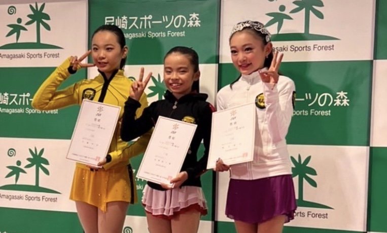 ノービスA女子表彰台
