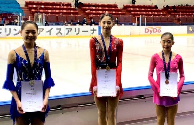 ジュニア女子の表彰式