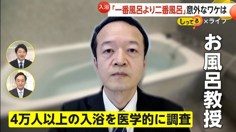 4万人以上の入浴を医学的に調査してきた「お風呂教授」こと、早坂教授