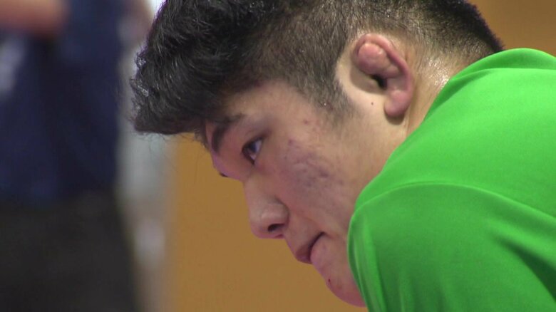 甫木元起選手（鳥栖工業高校レスリング部）