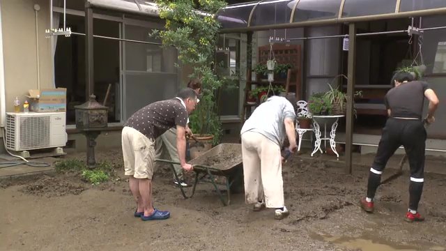 台風13号による大雨　住宅に被害を受けた人も多く