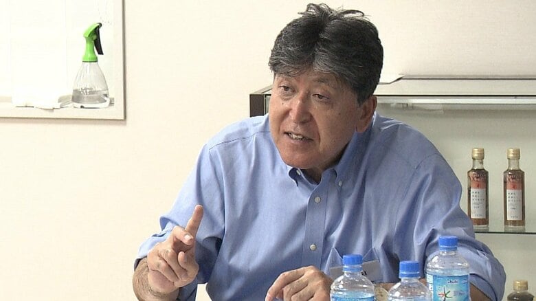 会議をする「ちば醤油」飯田恭介社長　