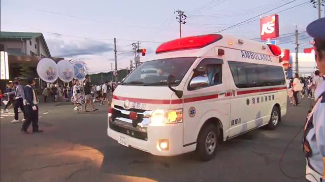 体調不良による救急要請も