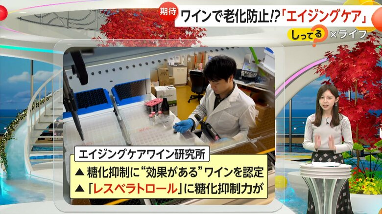 検査団体・エイジングケアワイン研究所の検査の様子