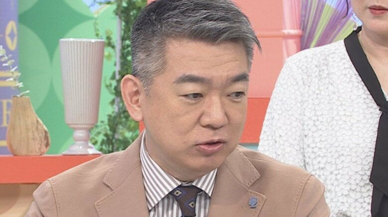 橋下徹さん（関西テレビ「旬感LIVE とれたてっ！」より）