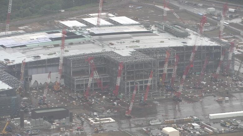 ラピダスは工場の外観ができ上がってきた