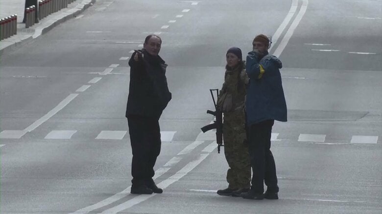 ウクライナ・キエフ（2月27日）