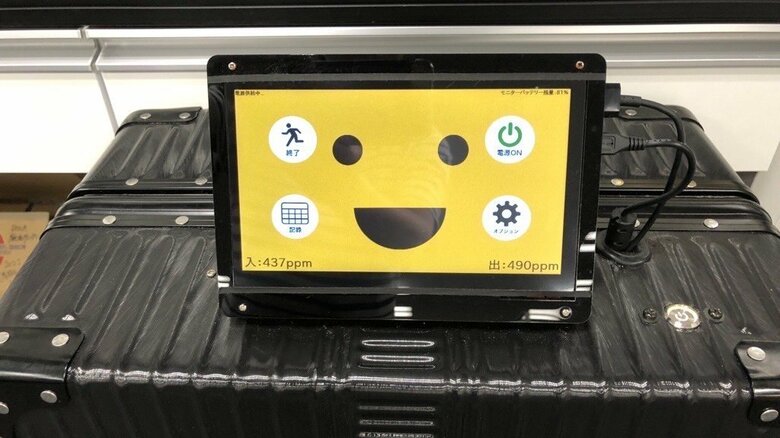 ひやっしー、モニターがなんともかわいいが中身は最先端