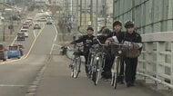 “安全な通学路”決定へ向けシミュレーション　来年4月開校の九頭竜中学校　400人が実際の登校時間に実施　福井市